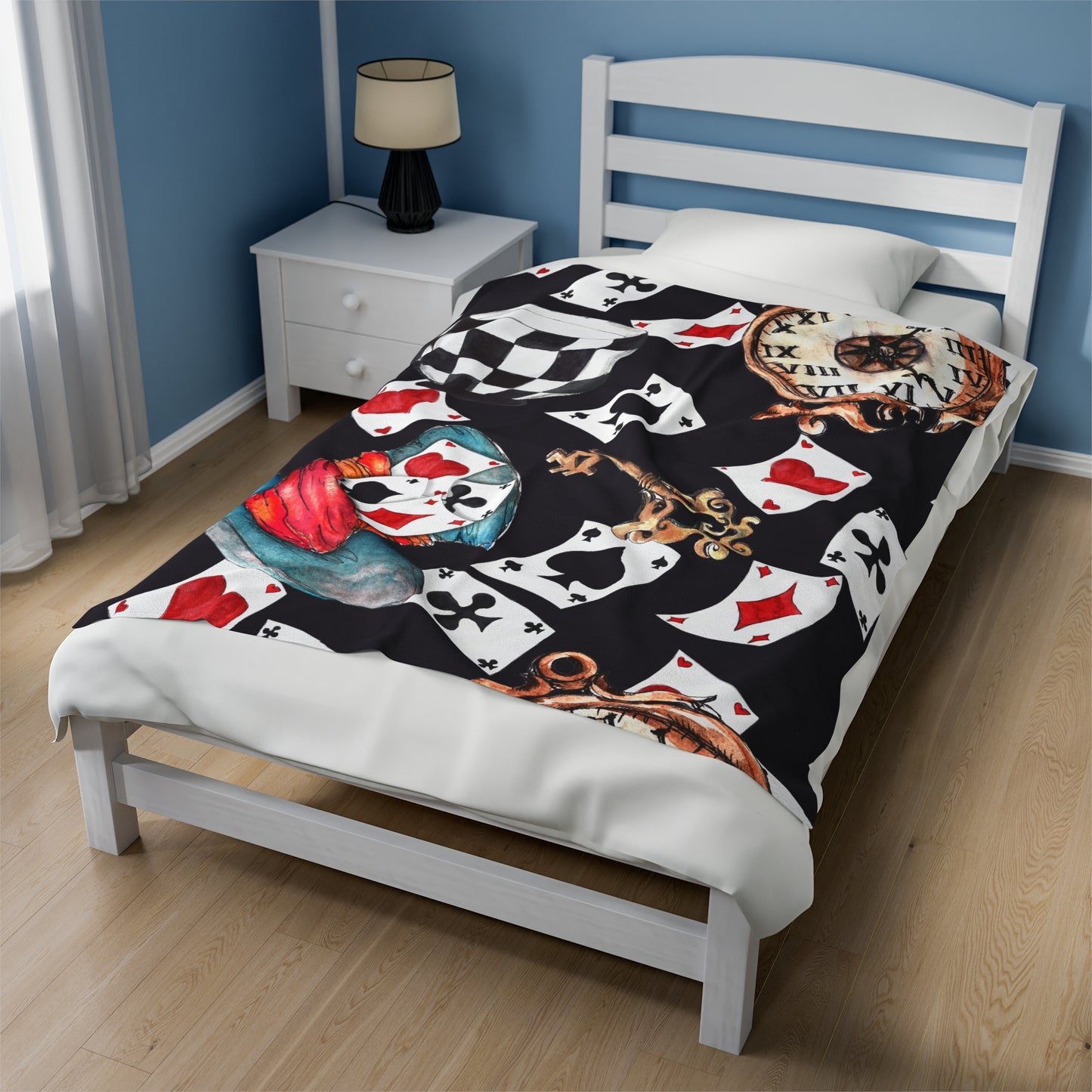 Wonderland/ Velveteen Plush Blanket