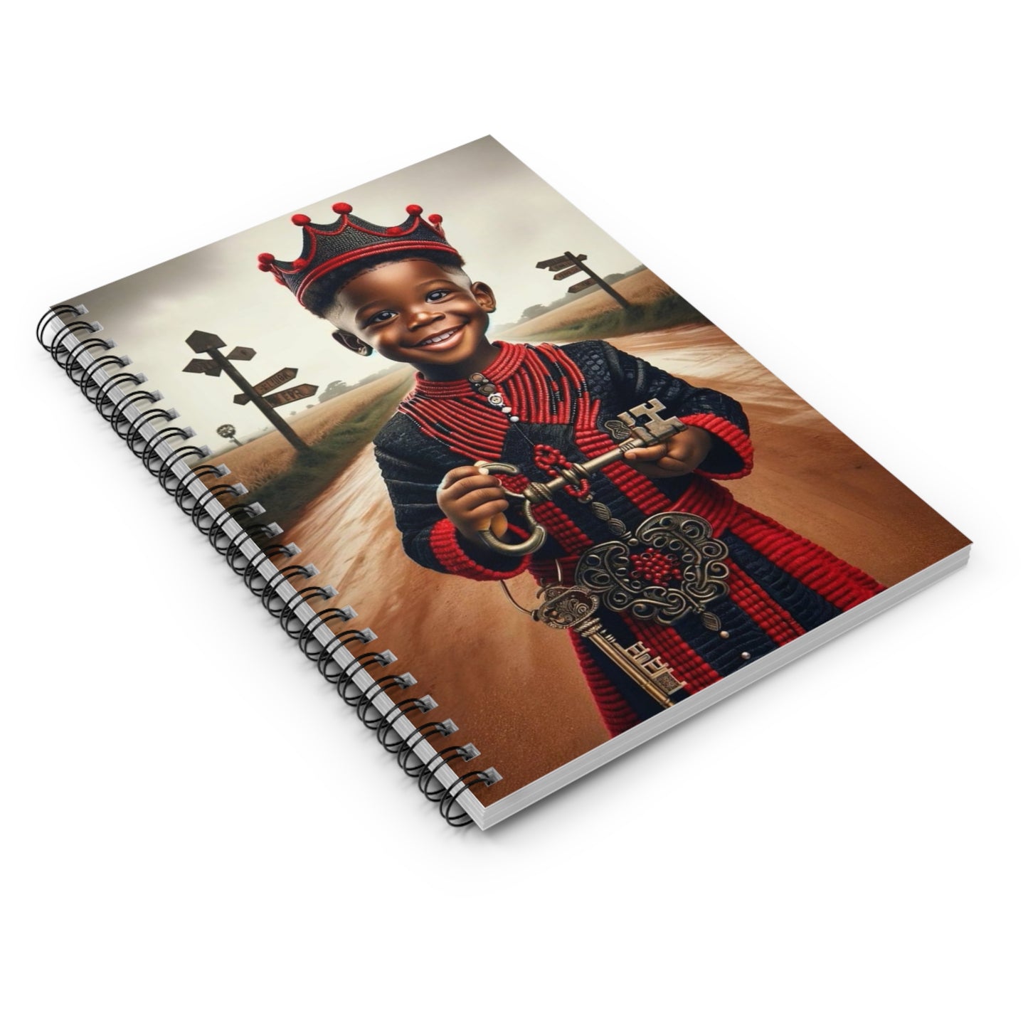 Eleggua Key Spiral Notebook - Ruled Line