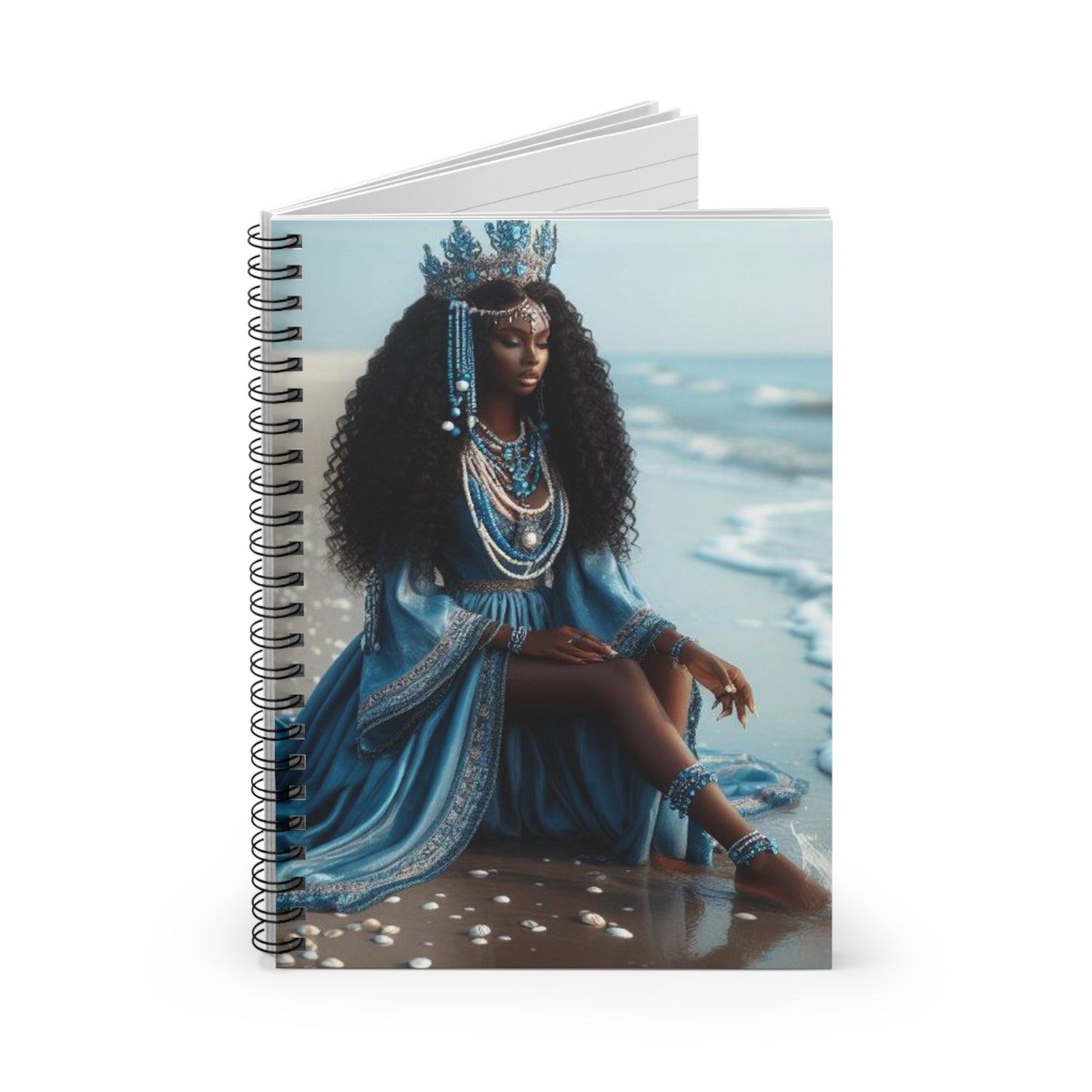 Yemaya Inspired/Spiral Notebook - Ruled Line