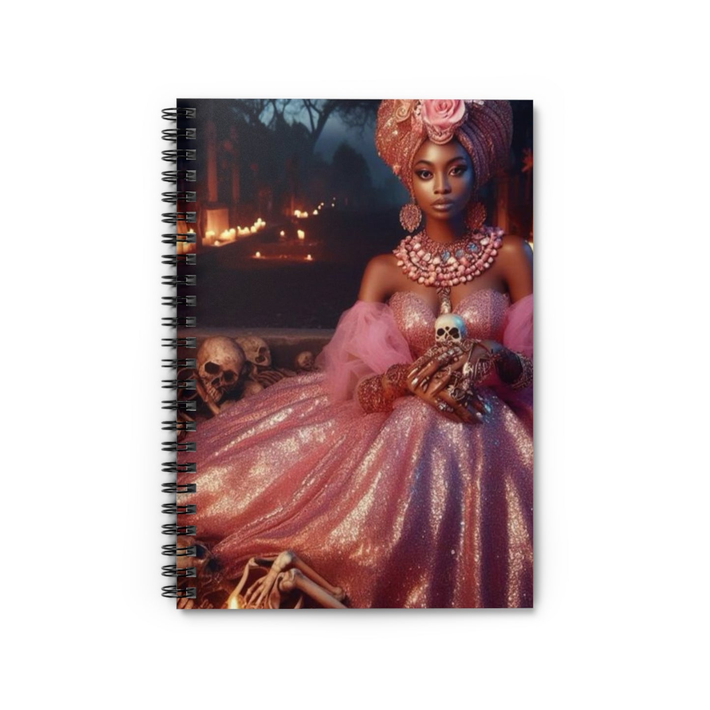 Obba Skulls Spiral Notebook - Ruled Line