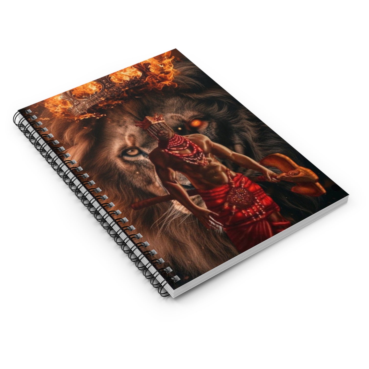 Shango Flame/ Spiral Notebook - Ruled Line