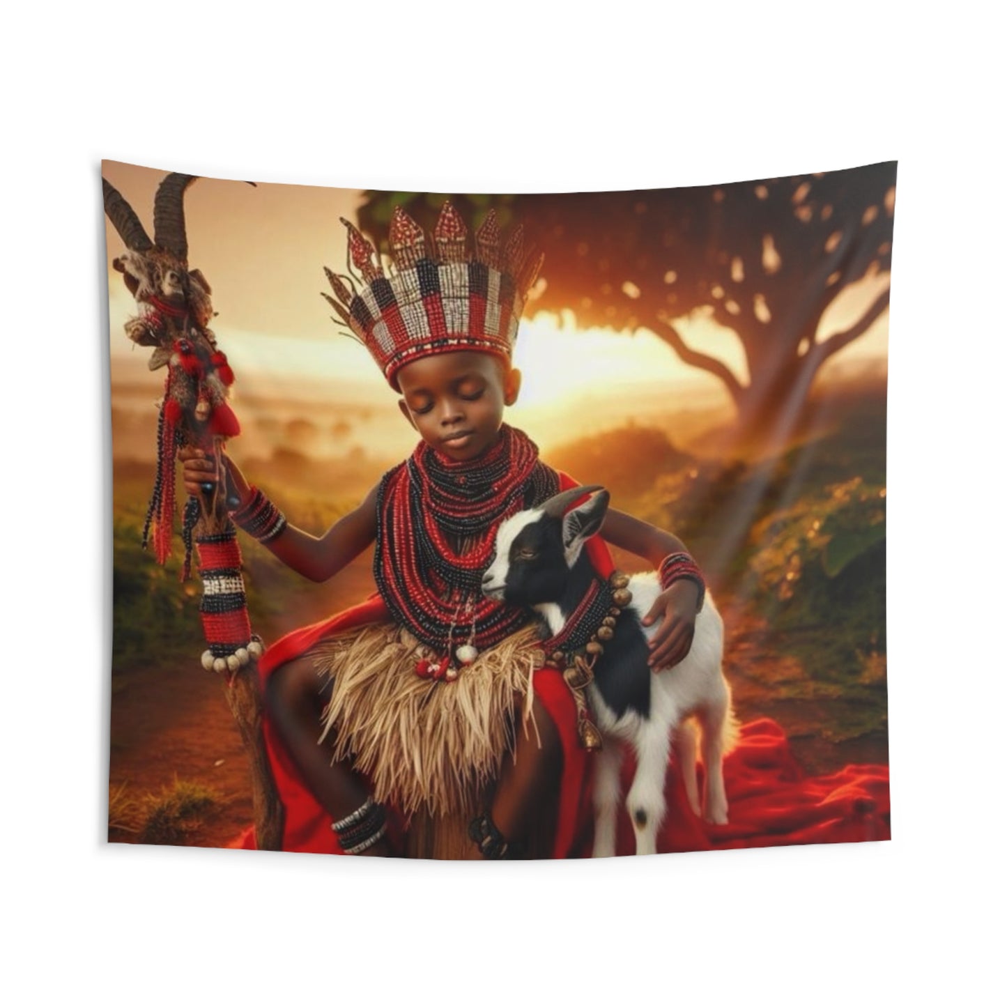 Eleggua Inspired/Indoor Wall Tapestries