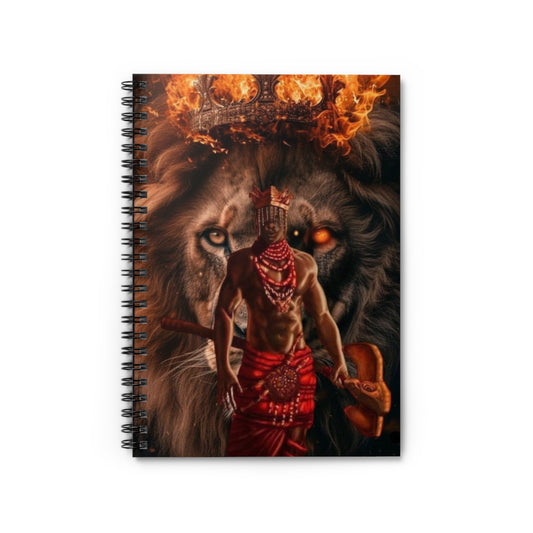 Shango Flame/ Spiral Notebook - Ruled Line