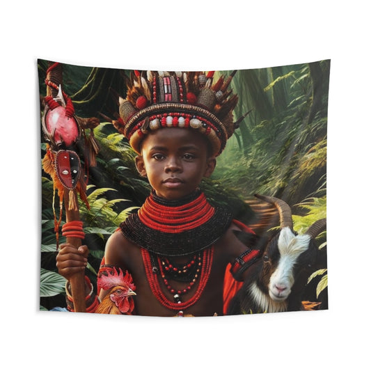 Eleggua Inspired/Indoor Wall Tapestries