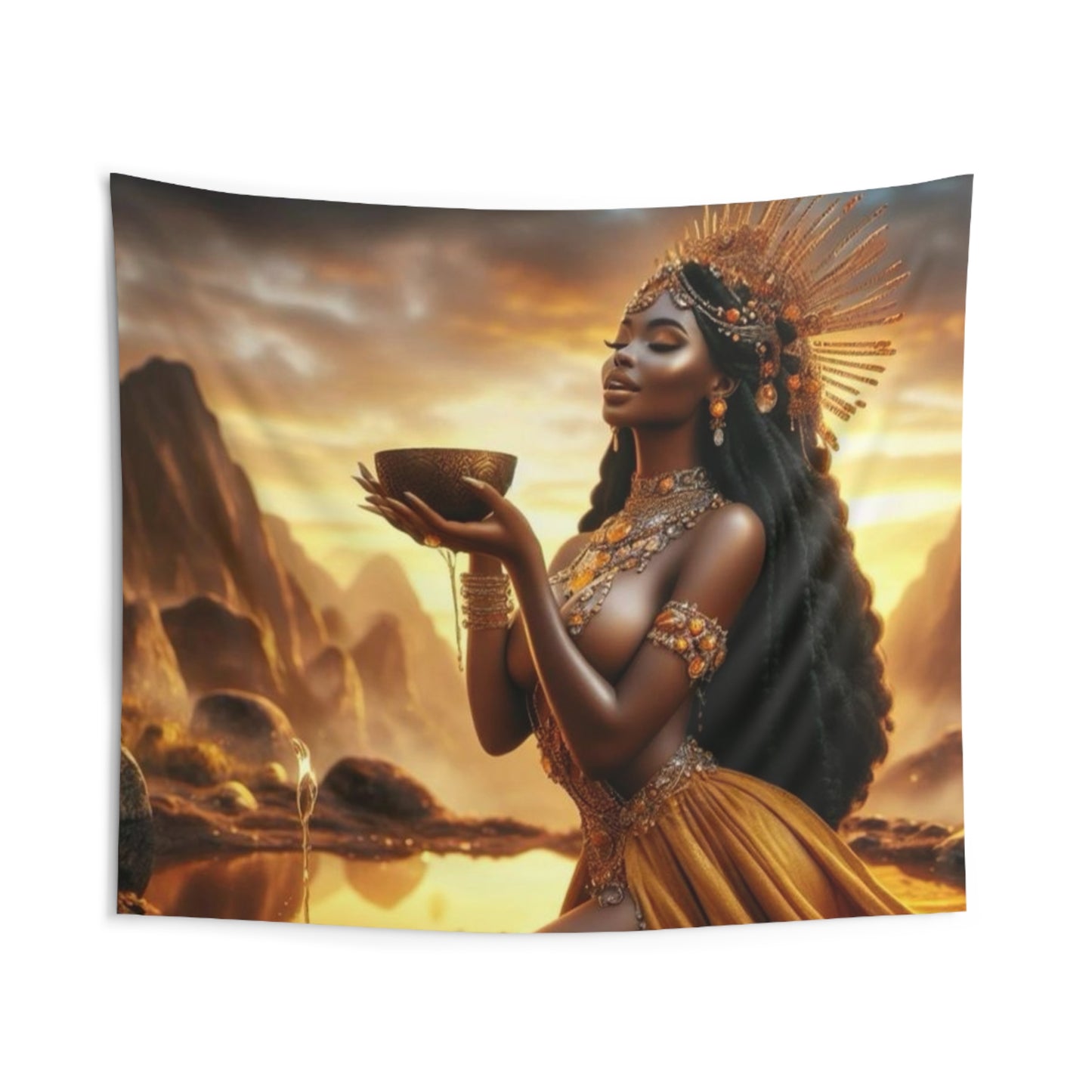 Oshun Inspired/ Indoor Wall Tapestries