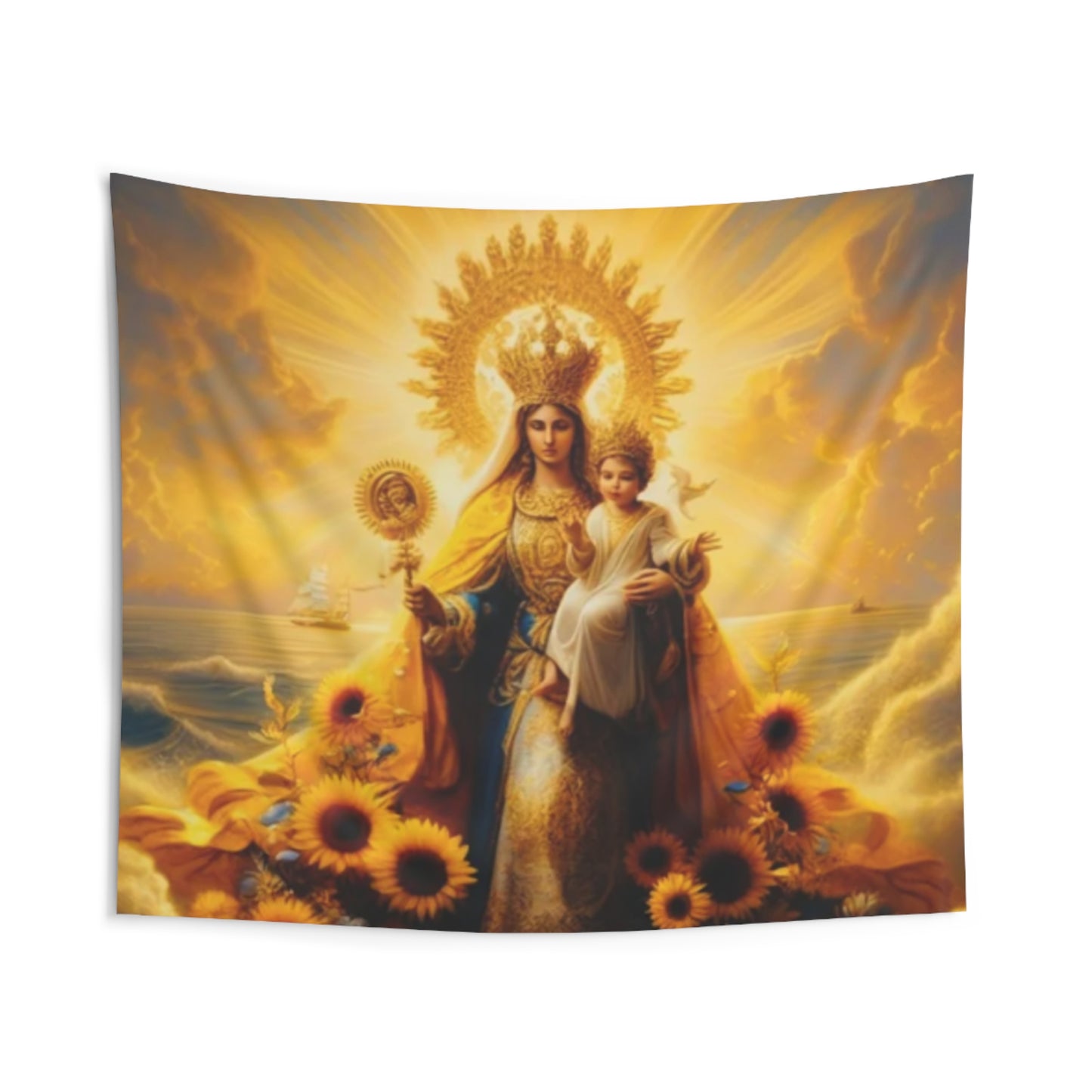 La Virgen de La Caridad del Cobre/ Indoor Wall Tapestries