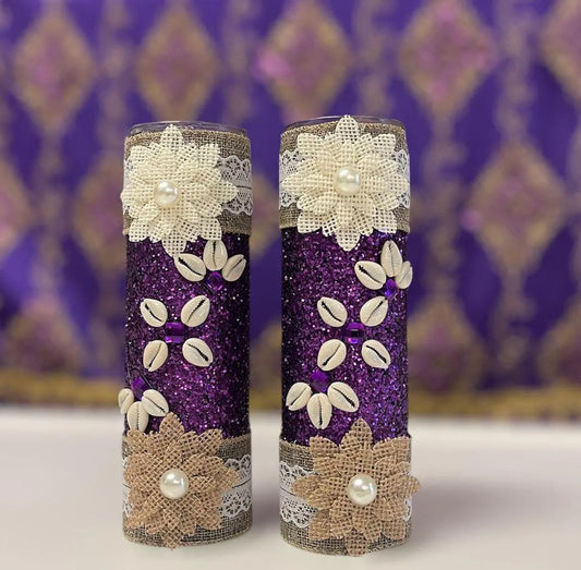 Handmade candles for San Lazaro / Velas echas a mano para San Lazaro