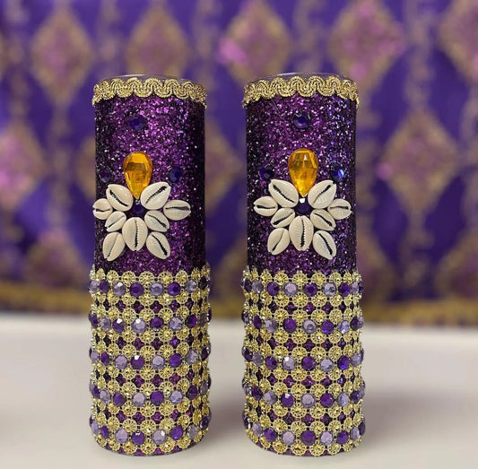 Handmade candles for San Lazaro / Velas echas a mano para San Lazaro