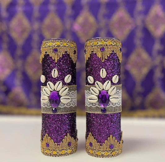 Handmade candles for San Lazaro / Velas echas a mano para San Lazaro